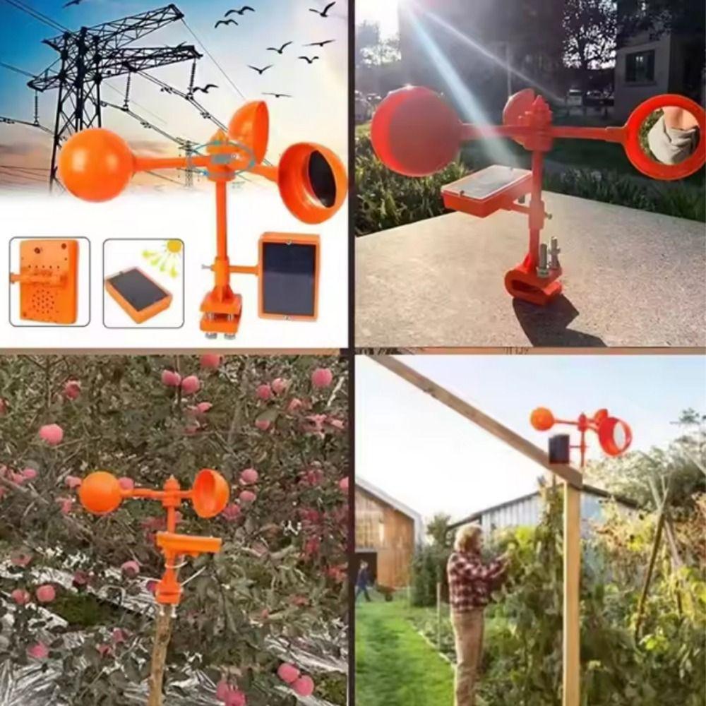 Waterproof Bird Repellent Device Reflective Flash Bird Deterrent Device  Garden Protection