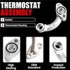 Engine Aluminum Coolant Pipe Hose 68211200AC For Jeep Grand Cherokee Car Water By Pass Tube Radiator Hose F