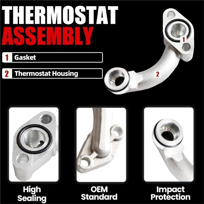 Engine Aluminum Coolant Pipe Hose 68211200AC For Jeep Grand Cherokee Car Water By Pass Tube Radiator Hose F