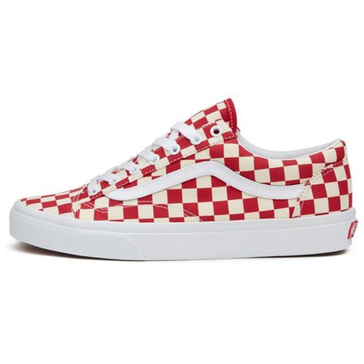 Vans Style 36 Checkerboard - Racing Red Unisex Sneakers Classic-White VN0A54F6TLF 42.5