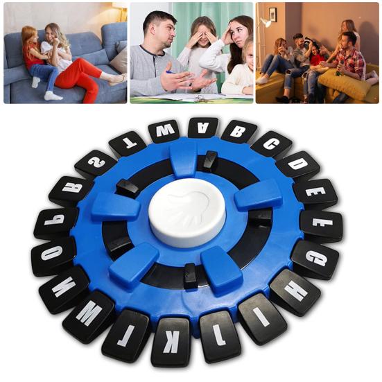 Fast-Paced Think Words Game Multi-player Educational Family Board Game Portable Parent-children Interactive Table Word Letter Battle Puzzle Toy