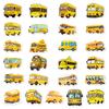 50 Cute Cartoon School Bus Graffiti Stickers Personalized Decoration Mobile Phone Notebook Waterproof and Removable