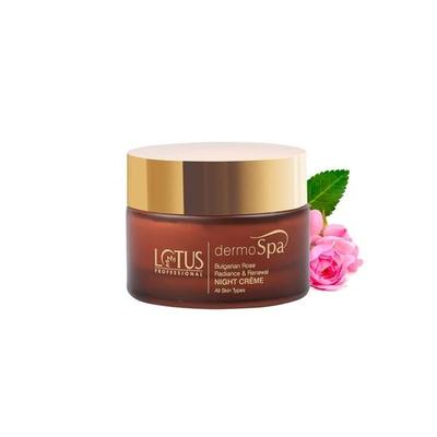 Lotus Professional Dermo Spa Crema Viso Notte Rinnovante alla Rosa Bulgara 50gm