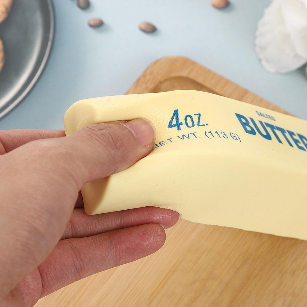 Butter Stick Squishy Toy Slow Rising Squeeze Toy Butter Bar Brick Squishy Fidget Toy Anti Stress Release Hand Relax Gift Toy