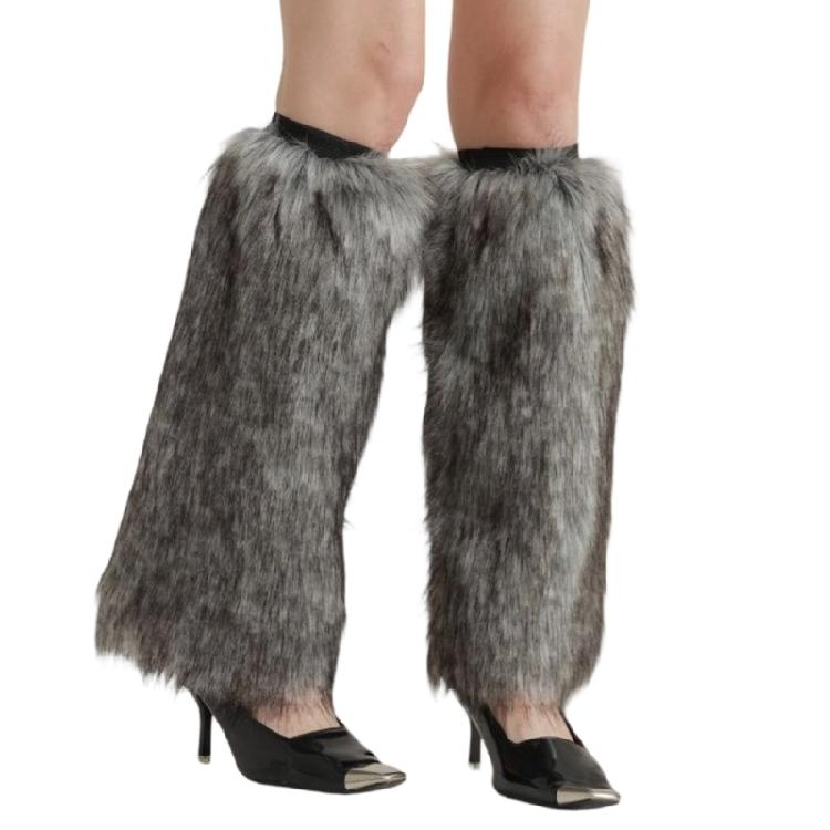 

Multiuse Wolf Fursuit Leg Sleeves Thermal Insulation Deccorative Accessories For Stage Costume Casual Winter Outfit 1