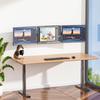 WALI Triple Monitor Wall Mount for Inch Computer Monitor Swivel Tilt Wall Mount for 3 Screens with Mounting Max Weight Capacity Per Arm Black 17-32