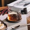 Gowon Gyeosamu Glass Mug + Wood Coaster 2-Person Set, Black
