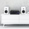 50W 2.0 Channel HiFi Power Amplifiers with Bluetooth-compatible 5.0, USB Playback and Inputs for Home Theater
