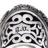 Silver 925 Mexican Skull Ring Size 23 Cross Brass Skeleton Skull Ring [goodvibrations] [778_23svr_2]
