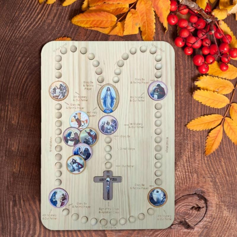 DIY-Perlenbrett aus Holz zur Herstellung von Armbändern, Gebetsperlen-Zählbrett-Set mit bunten Perlentablettbrettern mit Kartenschlitzen