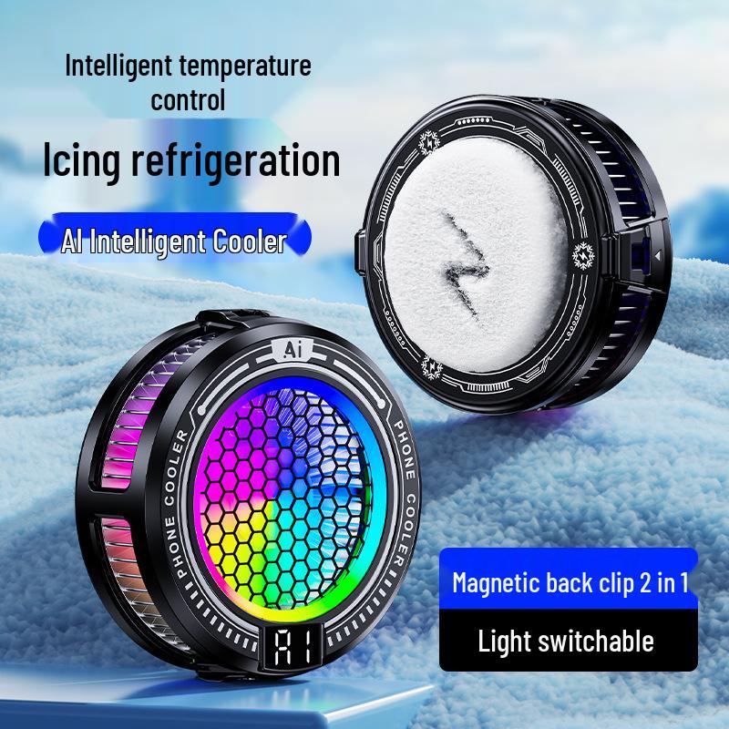 2026 TL10 AI Smart Mobile Cooler: Semiconductor Magnetic Suction, Four-Speed Freezable Temperature Control