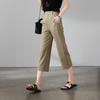 SOFSIL Women's High-Waist Straight-Leg Casual Pants