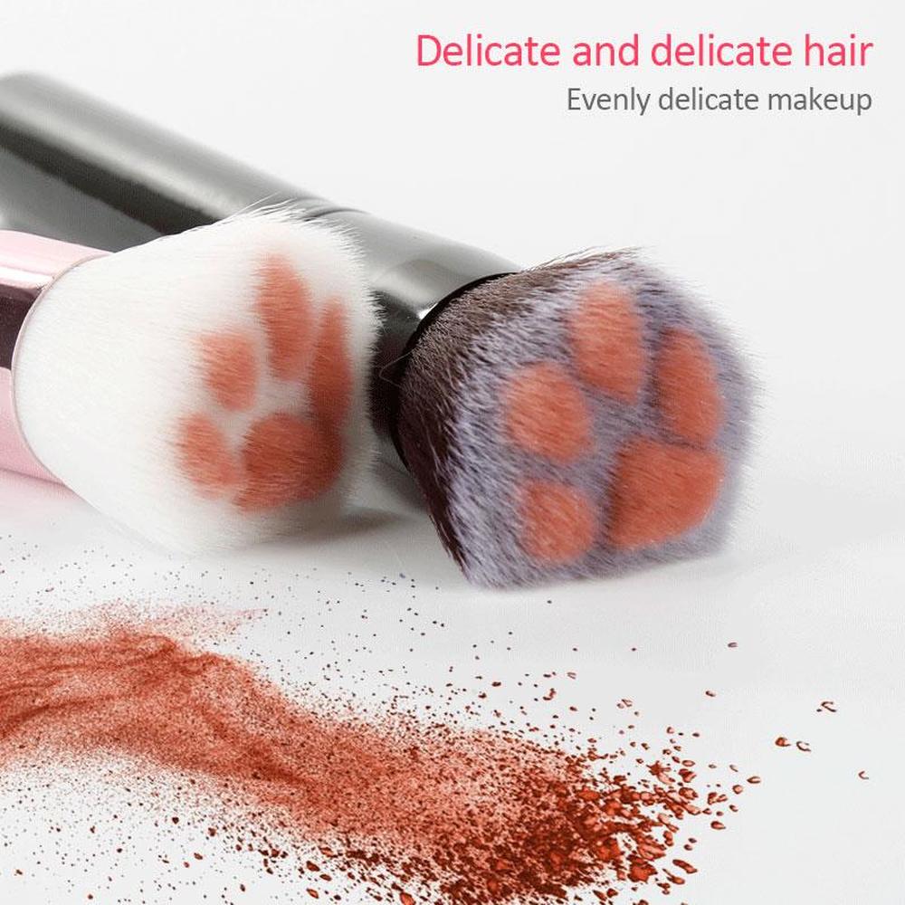Kvinner Cat Claw Paw Makeup Brushes Søt Foundation Brush Langvarig Concealer Blush Tool