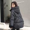 Women's winter down cotton-padded clothes Women's loose hooded cotton-padded jacket Loose versatile thickened warm jacket