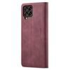CASEME Case for Samsung Galaxy M33 5G, Leather Wallet Case, Burgundy