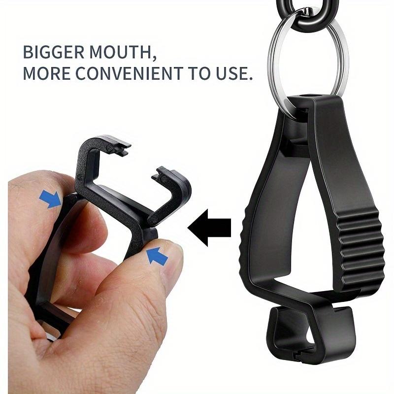 2Pcs Glove Clips With Metal Carabiner Anti-Lost Glove Holders For Work Gloves Outdoor Safety Gear Storage Clips
