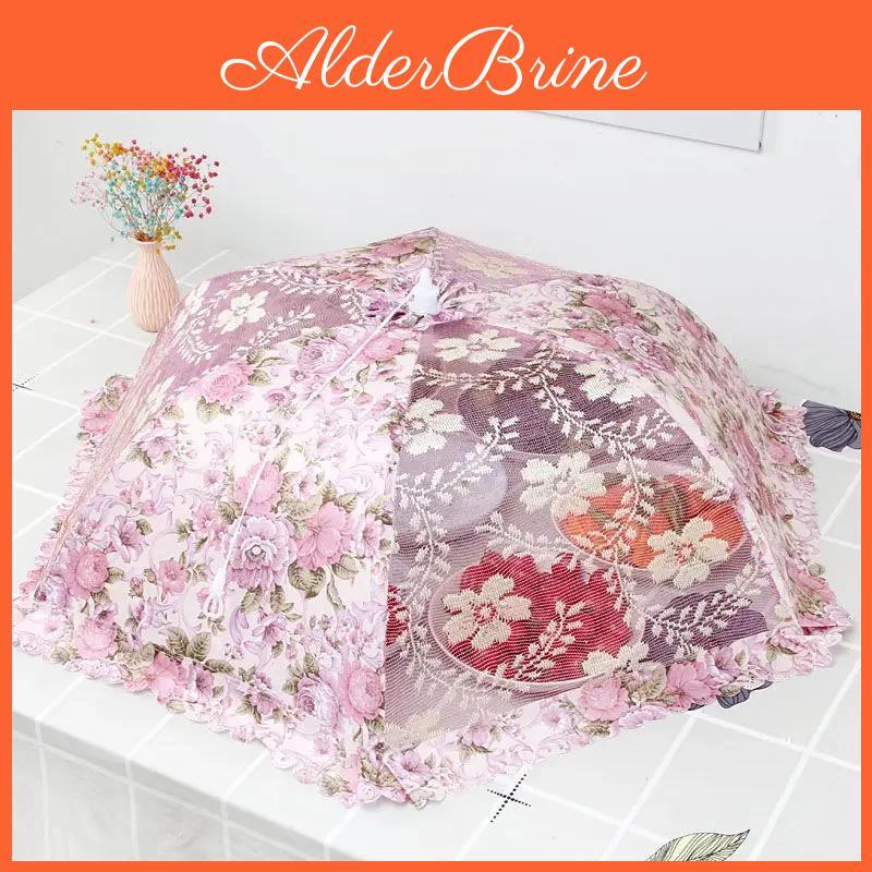 Cover Dustproof Food Umbrella Mesh Shape Fly Proof Stain Table Lace Folding Vegetable Kitchen Gadgets Cooking Accessories