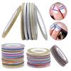 Brand New 14 Colors Glitter Striping Line Tape Sticker Set Art Decorations For Polish Gel 1/2/3mm