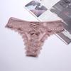 Sexy sex panties ultra-thin hollow mesh women's panties strap lace thong T-pants