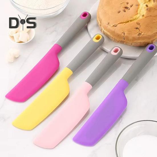 Silicone Scraper Spatula for Baking Cooking Food Grade Cream Mixer Butter Blender Salad Stirrer Multifunctional Kitchen Tool for Home Bakery