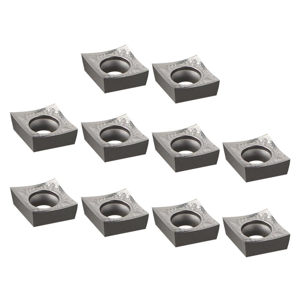 10 Pcs CNC Inserts CCGT09T308-AK H01 Carbide For Aluminium