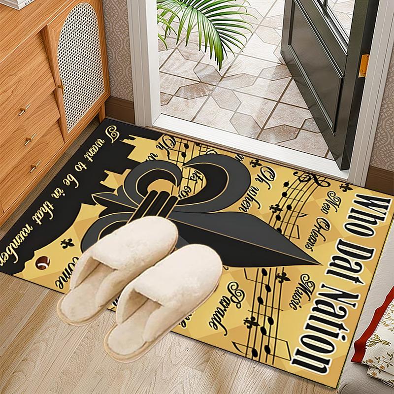 Believe Saint Rug Office Carpet Non-Slip Mat, Chair Rug Floor Covering for Gaming, Bedroom, Living Room , Home Decor Christmas Gift