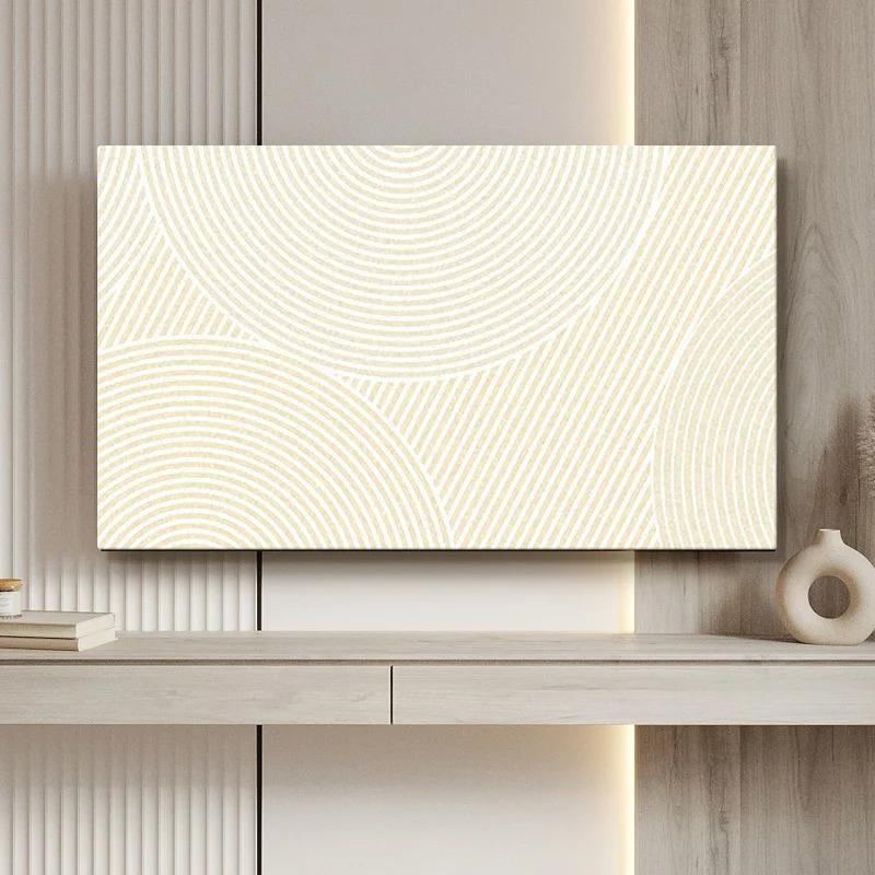 Minimalist Line Elastic TV Decorative Covers LCD Screen Anti Slip Cover Environment protection  Moisture-proof Television Sheath