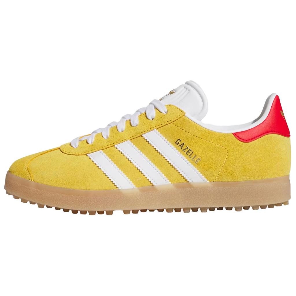 adidas Gazelle Χωρίς Καρφιά Γκολφ Bold Gold Unisex Αθλητικά Παπούτσια Cloud-White Better-Scarlet JS1896