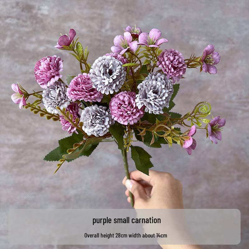 Flori Artificiale Seria Violet: Floral Decorativ Elegant pentru Casă, Nuntă, Cameră Model și Decor Moale.