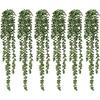 2/5pcs Plastic Fern Artificial Plants Vine Room Accessory Home Wall Hanging Wedding Arch Decor Photography Props Diy Centerpiece