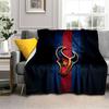 Coperta 3D NFL Segno Football Americano Rugby, Morbida Coperta Plaid per Casa Camera da Letto Letto Divano Picnic Viaggio Ufficio Coperta per Bambini