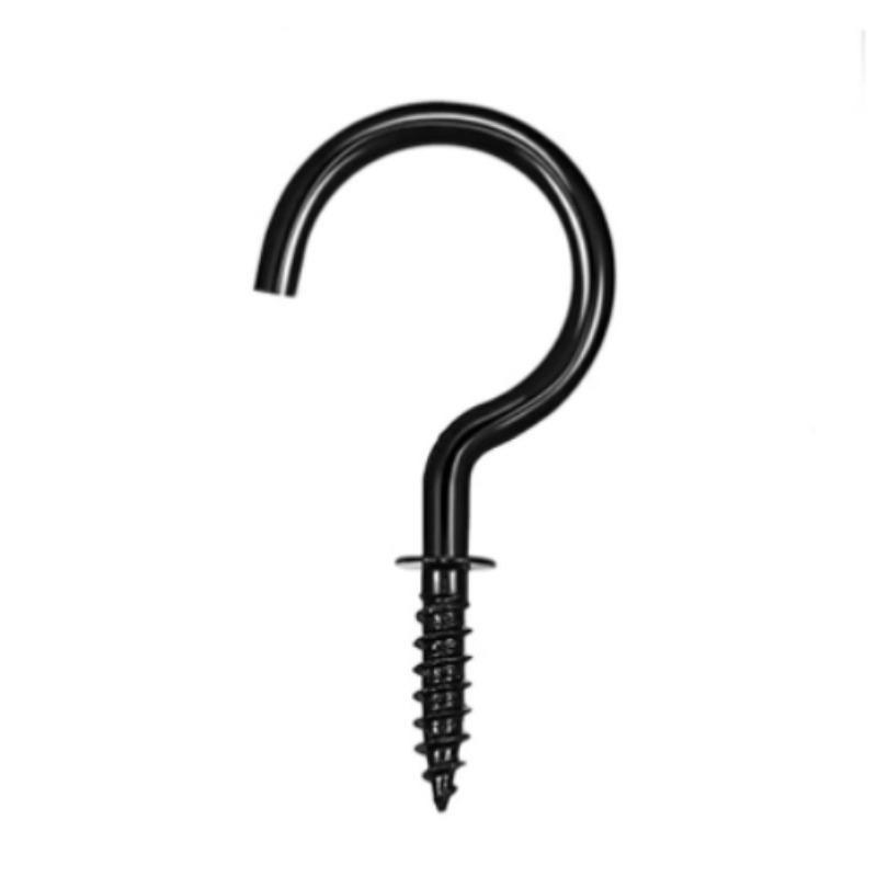 

200 шт. мини-крючки с резьбой, железная вешалка для уличных гирлянд, потолочных подвесных растений, кружек, художественных украшений, чашек, удлиняющих крючков для самостоятельного изготовления B-200pcs