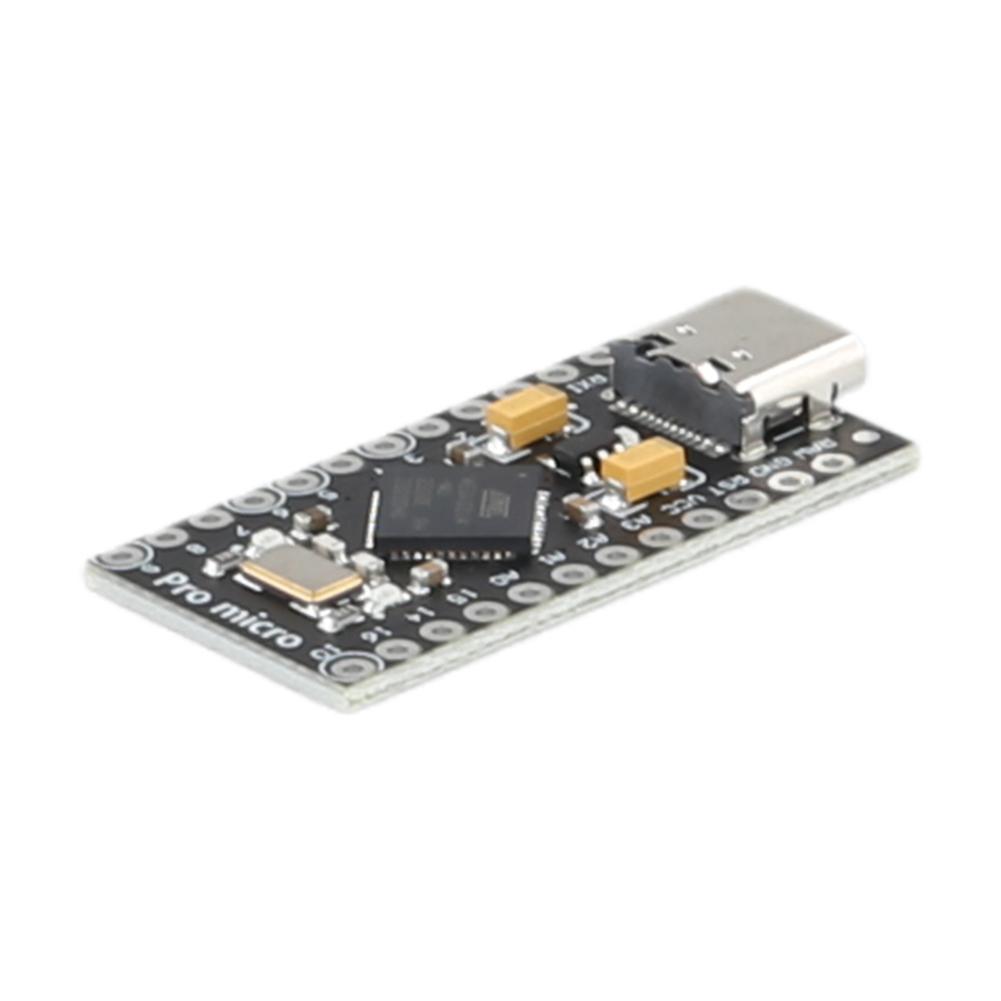 ATmega32U4 Micro USB/Type-C Pro Micro Board with 2 Row Pin Header Pro Micro Module TYPE-C USB Board 16MHz for Leonardo USB Board
