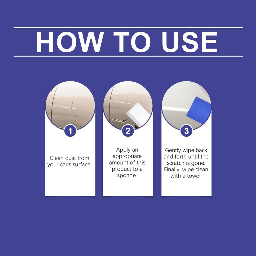 Homonth Car Scratch Repair Paste Paint Scratch Scratch Maintenance Repair Repair Paint Polishing Seamless Repair