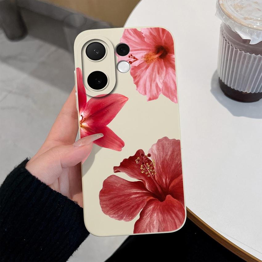 For Vivo V60 V50 V40 Lite V30 V20 SE V70 FE Phone Case Multicolor Hearts Full Protection Soft Smooth Liquid Silicone Housing For Vivo Shockproof Shell