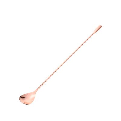 Exquisite Stainless Steel Long Bar Spoon Mixing Tool for Coffee Tea Juice Dessert Home Office Cafe Bar Drink Mixing Scoop