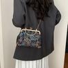 Seidenstickerei Patchwork Natial Style Umhängetaschen Fashi Verschluss Einfache Damen Handtaschen 2026 Süße Taschen für Damen