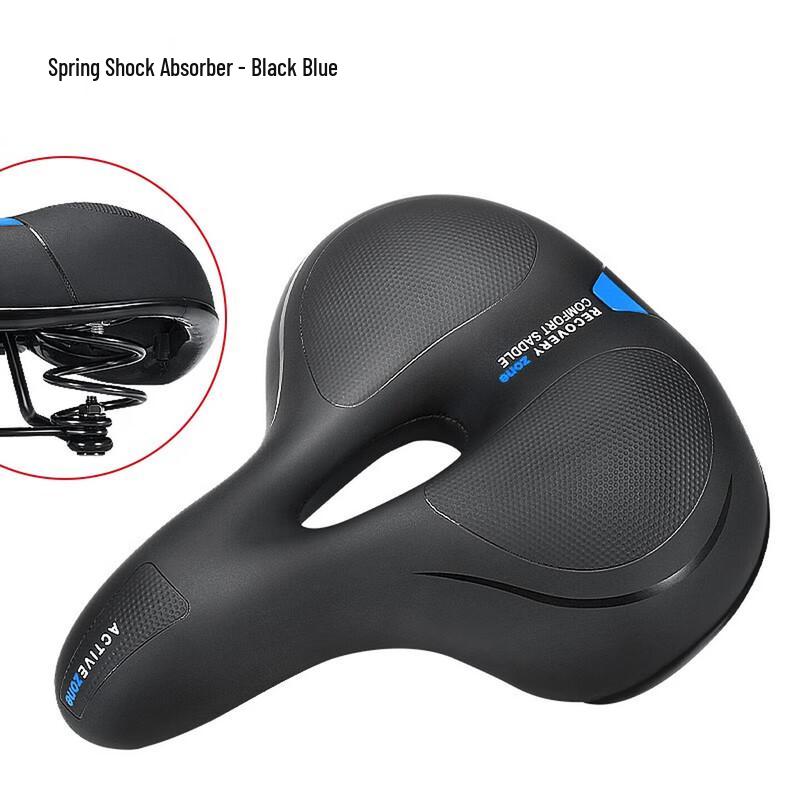 Forever Bicycle Saddle with Spring Shock Absorption