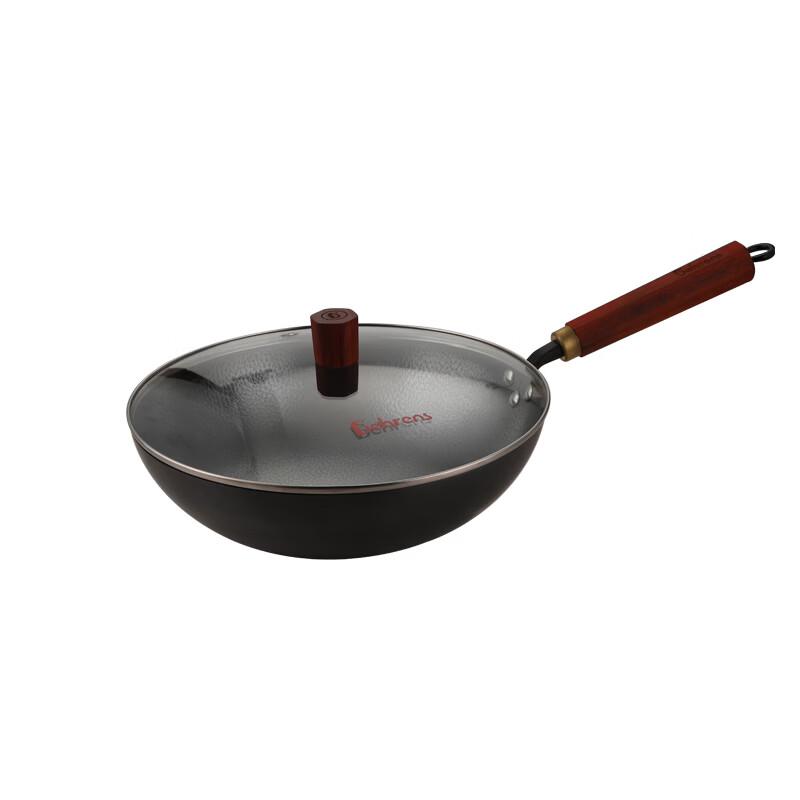 Berens 32cm Wrought Iron Rust-Proof Stir-Fry Wok