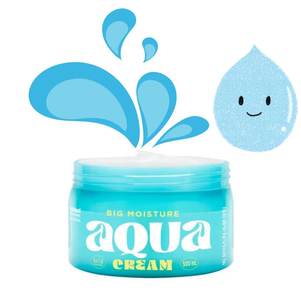 

Large Size Moisture Cream for Dehydrated Oily Skin 500ml x 2