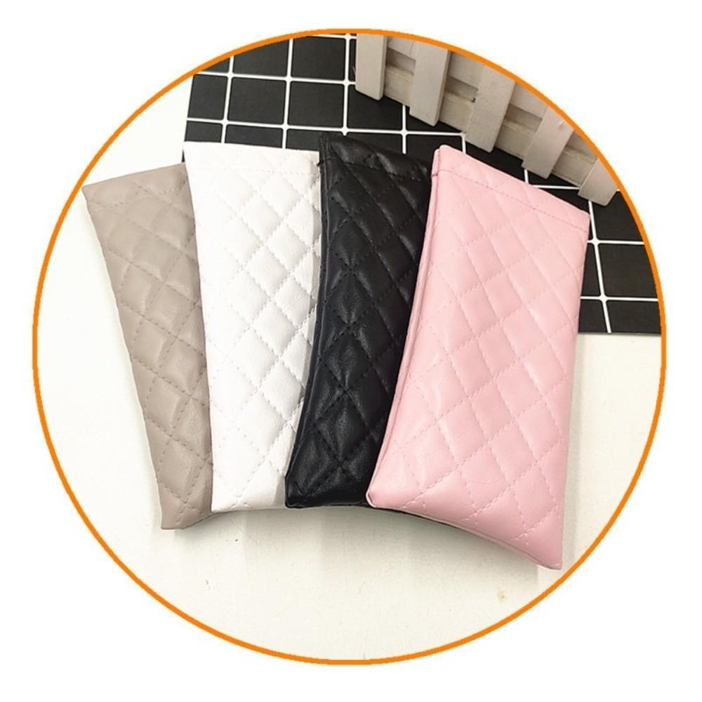 Single/Double-layer Sunglasses Storage Bag Waterproof PU Leather Glasses Bag High-end Eyeglasses Pouch