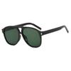 Vintage Double Beams Oversized Sunglasses Women Retro Brand Big Frame Rivet Sun Glasses Female Square Glasses