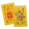 Wu The God Of Wealth Talisman Chinese Feng Shui Copper God Of Wealth Buddha Amulets Card Fortuna Treasure Lucky Home Decoration
