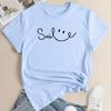American Pattern Pure Cotton Printed Unisexs And Unisexs Loose Casual Short Sleeved Summer New Personalized Fashion Tshirt