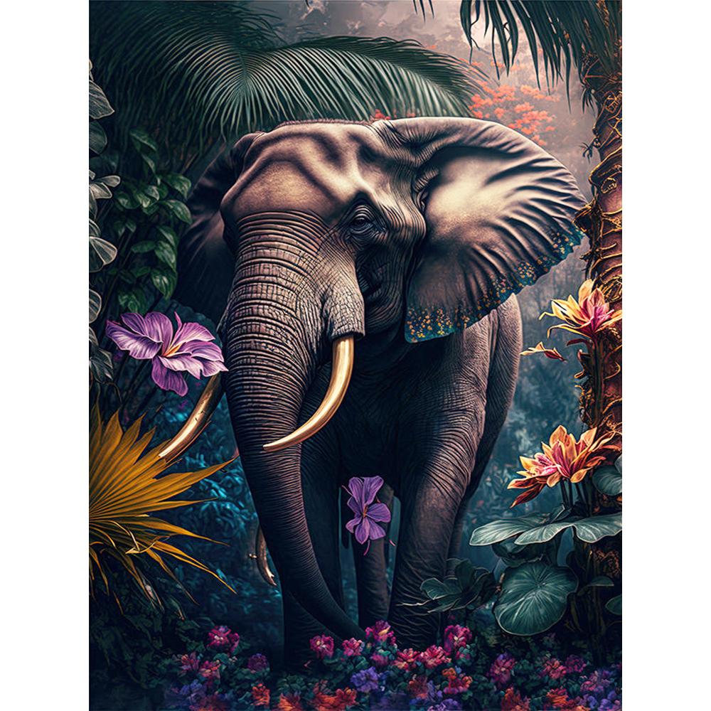 5D Diamond Painting Flower Animal Tiger Fox Flamingo Home Decoration Full Square&Round Diamond mosaic embroidery Cross stitch