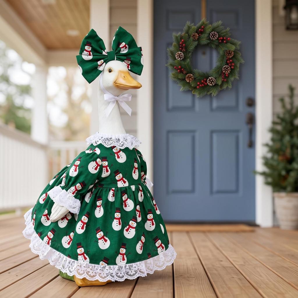 Seasonal Porch Goose Costume Decorative Outfit 23-Inch Decor