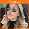 Geometric Square Sunglasses For Men With Uv400 Protection For Outdoor Driving And Fashion