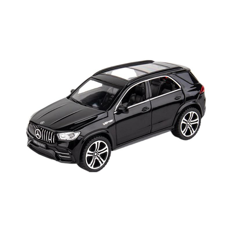 Mercedes-Benz GLE 63S 1:32 Alloy Toy Car Model, Six-Door with Sound, Light, and Pull-Back Features.