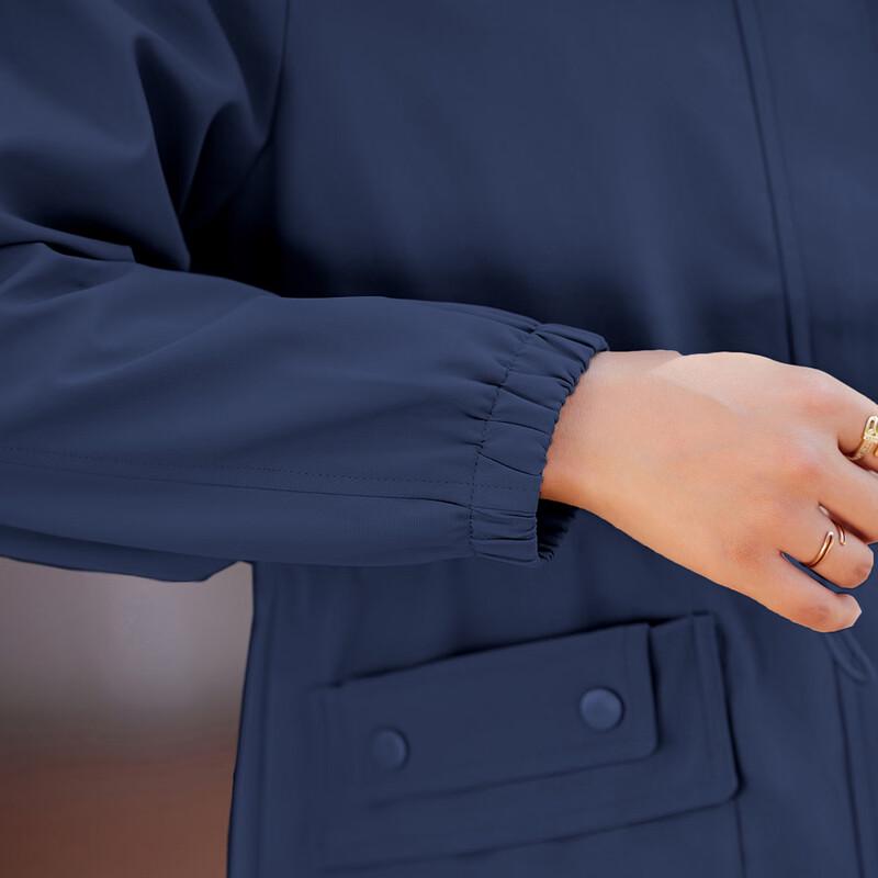 Past 2025 Autumn Women's Hooded Zipper Windbreaker Jacket