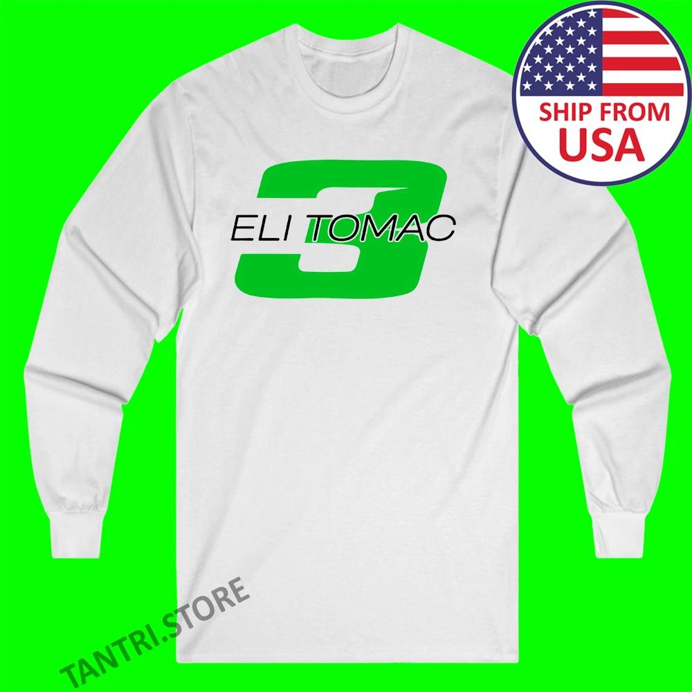 Eli Tomac 3 Motocross Champion Black Men s White Size S to 2XL S